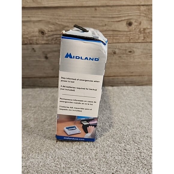 Midland Weather Alert Radio with NOAA All Hazard WR120B - Picture 4 of 8